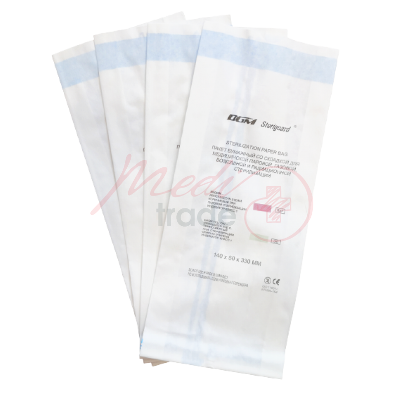 Пакеты бумажные для стерилизации со складкой DGM Steriguard